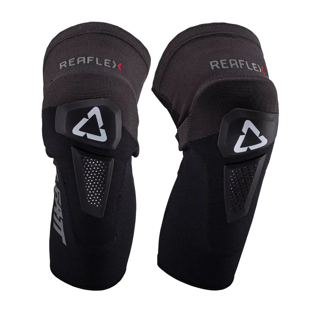 Leatt 2024 Reaflex Hybrid Youth Knee Guards Black